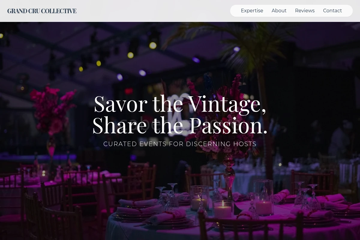 Cellar Event Planning