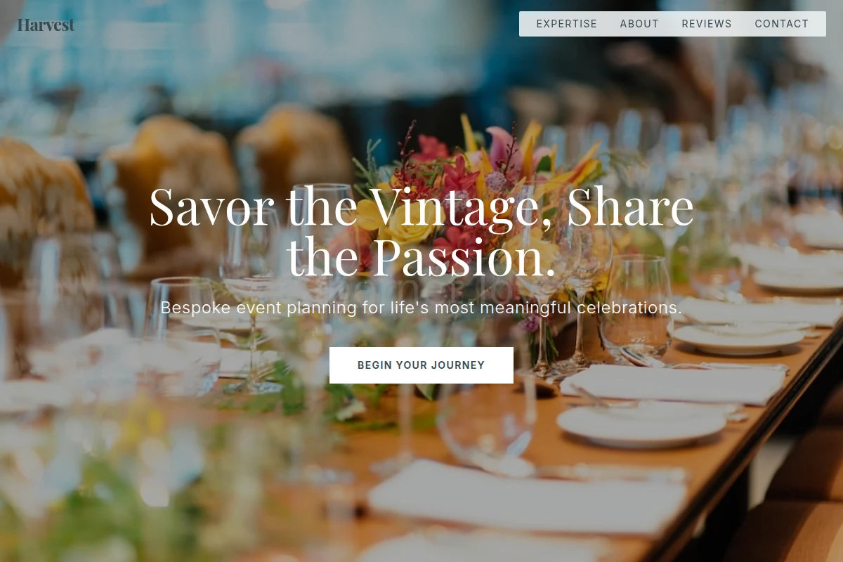 Harvest Event Planning